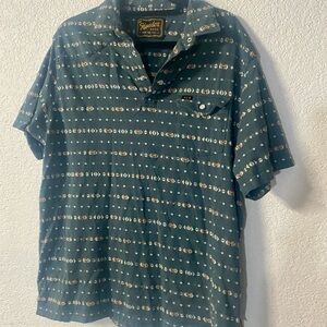 Howler Brothers men’s Ranchero Jacquard Short-Sleeve western Cotton Polo